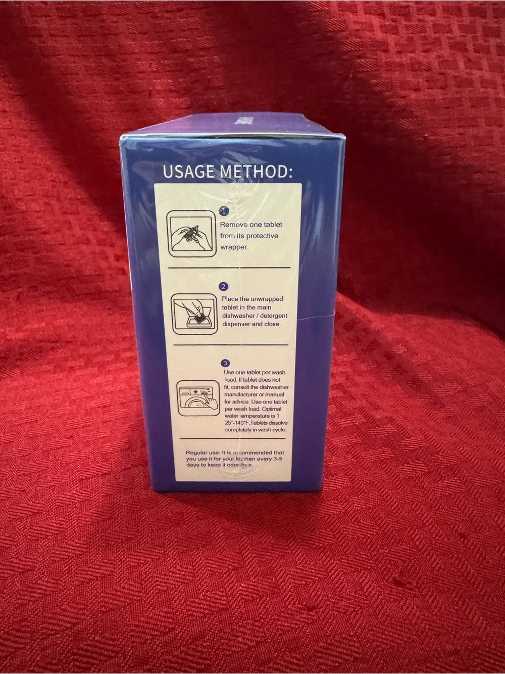 Blue Dishwasher Cleaner - Triple-Action Formula (30 Tablets)
